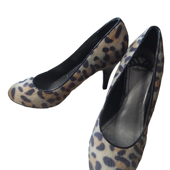 7.5 Fergalicious cheetah print heels - Picture 6 of 6